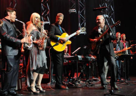 Onstage at Canadian Smooth Jazz Awards
